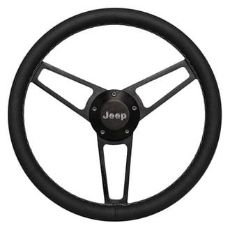 Grant® - 3-Spoke Billet Series Aluminum Black Anodized Steering Wheel Kit