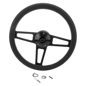 Grant® - 3-Spoke Billet T Series Steering Wheel Installation Kit with Black Grip Color