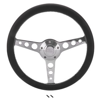 Grant® - 3-Spoke Billet Classic Series Black Steering Wheel Installation Kit