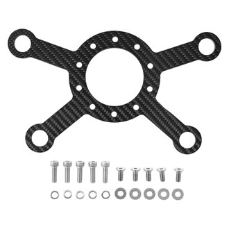 Grant® - 4-Hole Carbon Fiber Steering Wheel Switch Plate