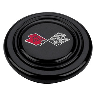Grant® - Signature Style Horn Button with Corvette Flags Emblem