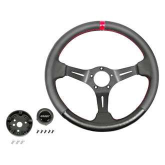 Grant® - 3-Spoke Performance and Race Series Steering Wheel with Red Top Marker