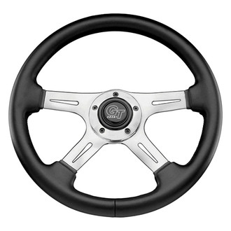 Grant® 742 - 4-Spoke Elite GT Black Leather Grained Vinyl Steering Wheel