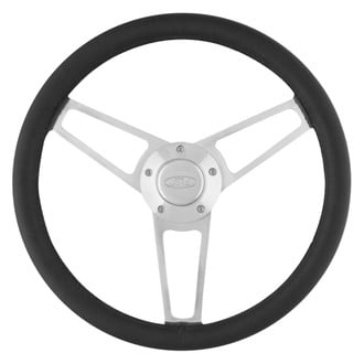 Grant® - 3-Spoke Billet Series Aluminum Polished Steering Wheel Kit