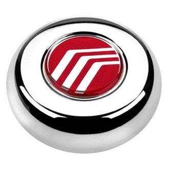 Grant® - Classic/Challenger Style Chrome Horn Button with Mercury Waterfall Emblem