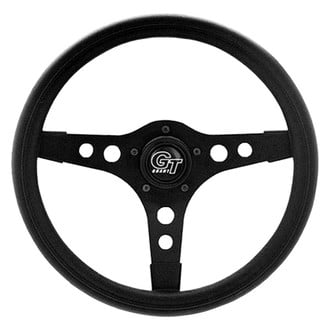 Grant® - 3-Spoke Performance Series GT Sport Black Cushioned Foam Steering Wheel