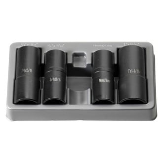 Grey Pneumatic® - 4-piece Deep Flip Thin Wall Impact Socket Set
