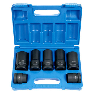 Grey Pneumatic® - Standard and Deep Length Impact Socket Set
