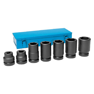 Grey Pneumatic® - Standard and Deep Impact Socket Set