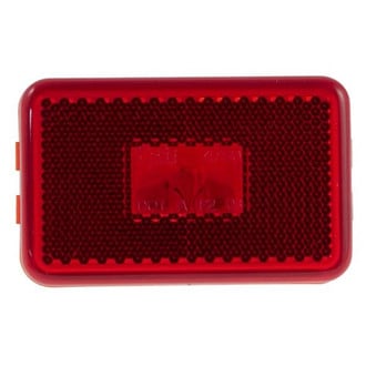 Grote® - Red Grommet Mount Clearance Marker Light with Built-In Reflector