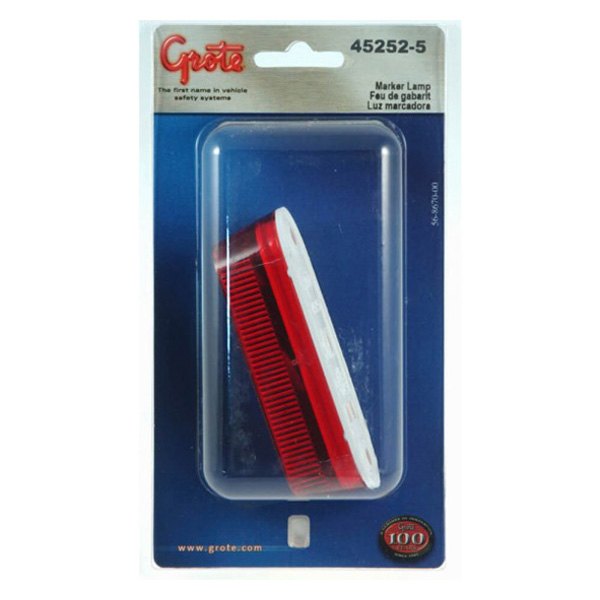 Grote® - Thin-Line 3.5" Single-Bulb Oval Bolt-on Mount Clearance Marker Light