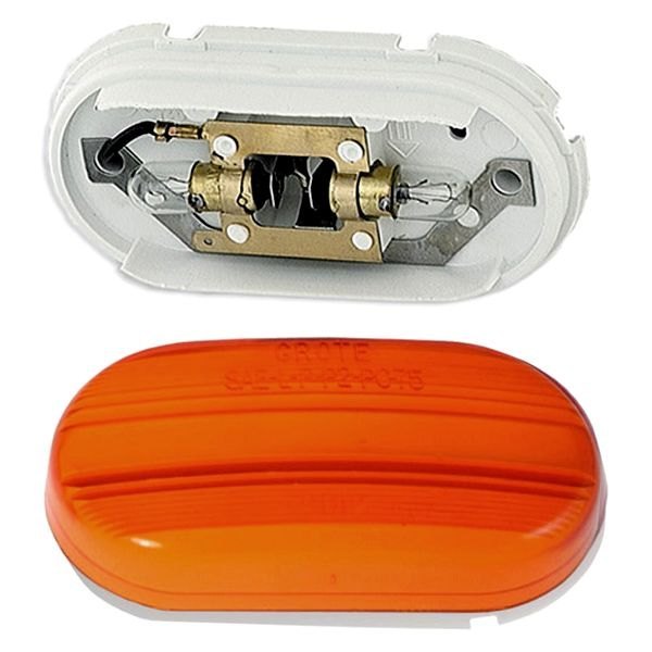 Grote® - Optic Lens Oval Bracket Mount Clearance Marker Light