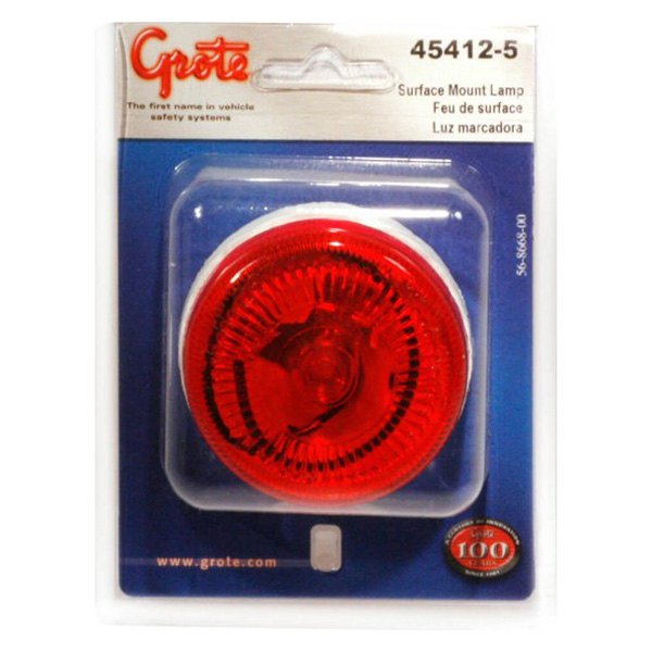 Grote® - 2.5" Single-Bulb Round Surface Mount Clearance Marker Light