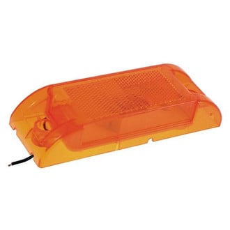Grote® - Economy 6"x2" Economy Sealed Yellow Rectangular Screw Mount LED Clearance Marker Light Kit
