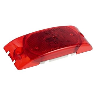 Grote® 46302 - Turtleback™ Red Screw Mount Clearance Marker Light