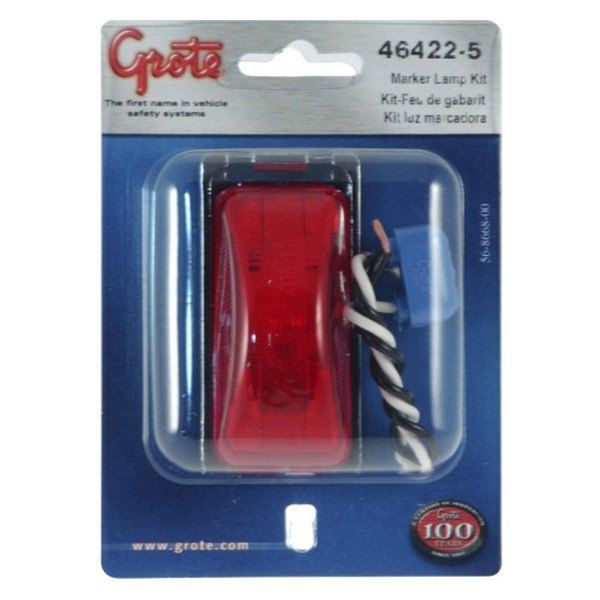 Grote® - 3" Rectangular Bracket Mount Clearance Marker Light