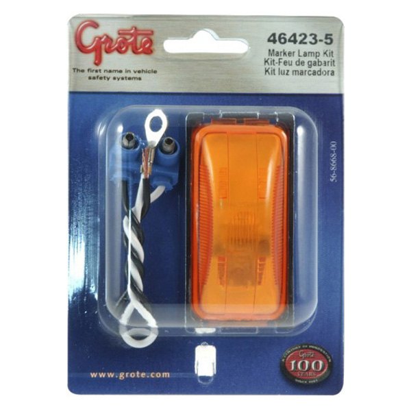 Grote® - 2.9" Rectangular Bracket Mount Clearance Marker Light