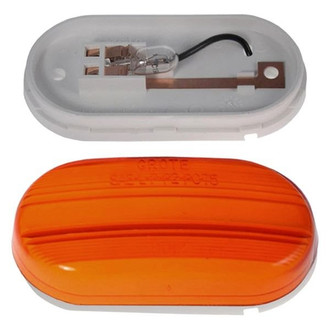 Grote® - Optic Lens Yellow Oval Bracket Mount Clearance Marker Light