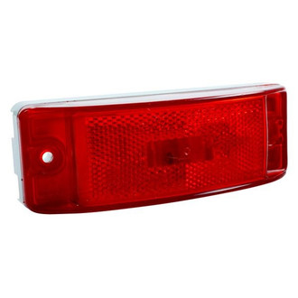 Grote® - Turtleback II™ Sealed Red Bracket Mount LED Clearance Marker Light