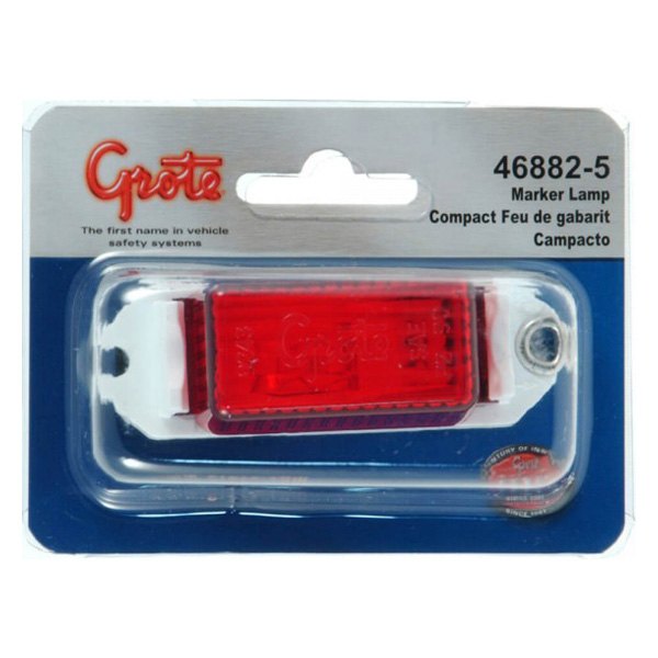 Grote® - Economy 3.25" Rectangular Screw Mount Clearance Marker Light