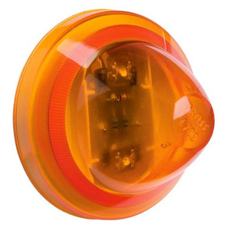 Grote® - SuperNova™ 2.5" Yellow Beehive Grommet/Bracket Mount LED Clearance Marker Light