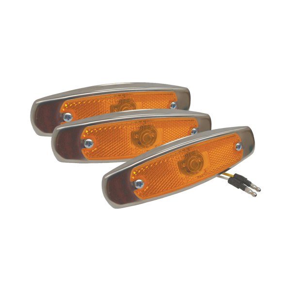 Grote® - SuperNova™ Low-profile 6"x2" Rectangular Amber LED Side Marker Lights