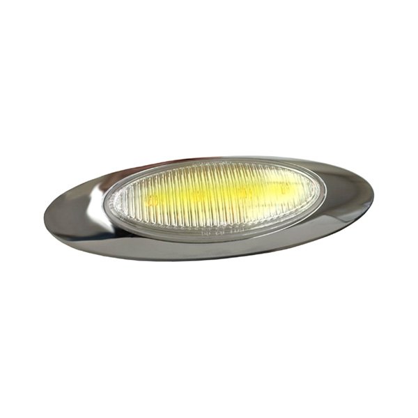 Grote® - M1 Series 7"x2" Oval Chrome LED Side Marker Light