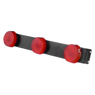 Grote® - 4581 Series 4" Low-Profile Red Round Screw Mount Clearance Marker Light Bar