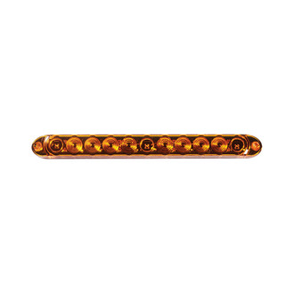 Grote® - Thin-Line™ 15" Chrome Amber LED Marker Light