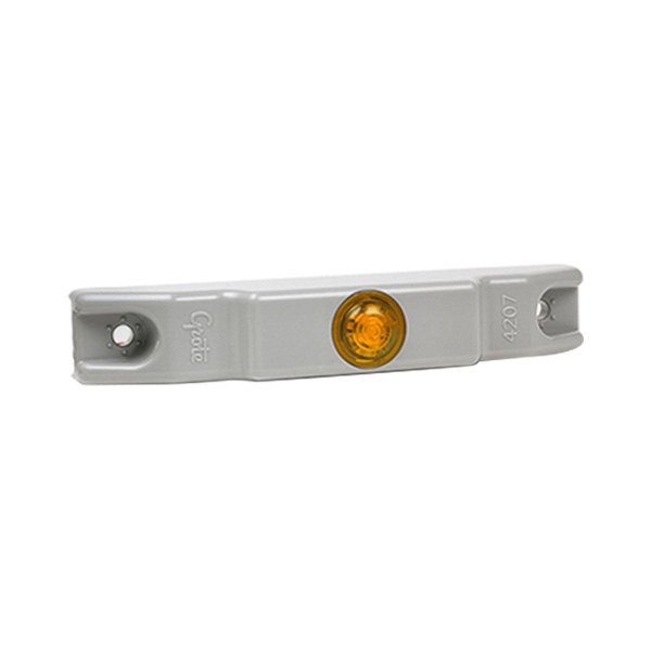 Grote® - Micronova™ 1" Round Amber LED Side Marker Light with Bracket