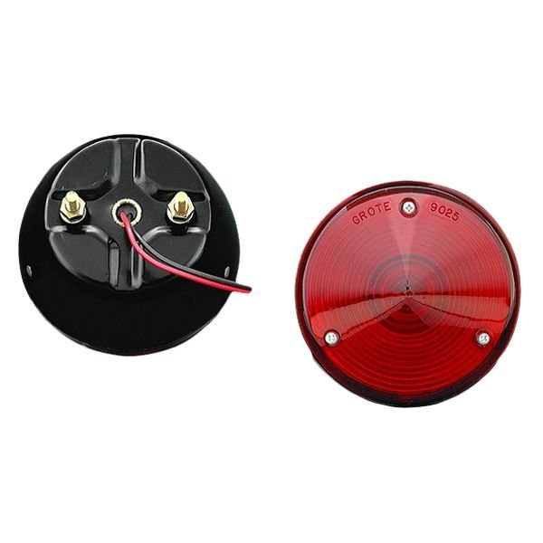 Grote® - 4" Two-Stud Round Combination Tail Light w/o License Window