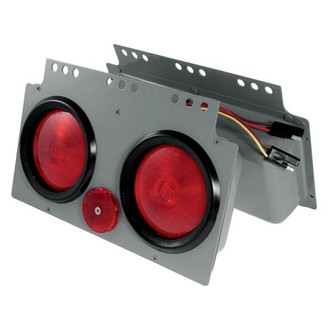 Grote® - 4" Red Screw Mount Combination Tail Lights