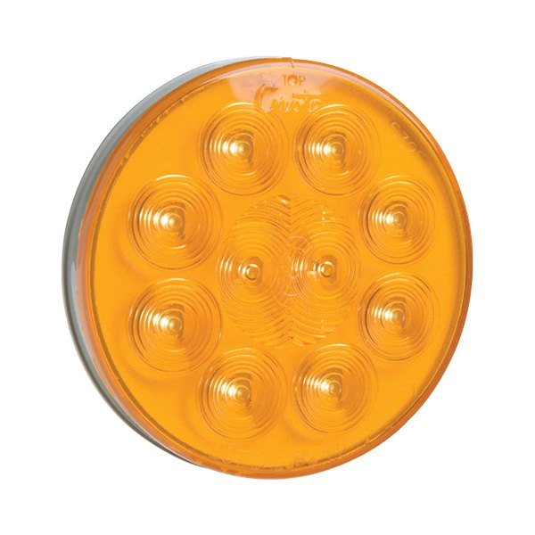Grote® - SuperNova™ 4" Round Chrome/Amber LED Turn Signal Light