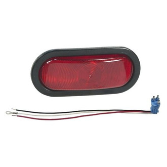 Grote® - Torsion Mount III™ Red Oval Grommet Mount Combination Tail Light