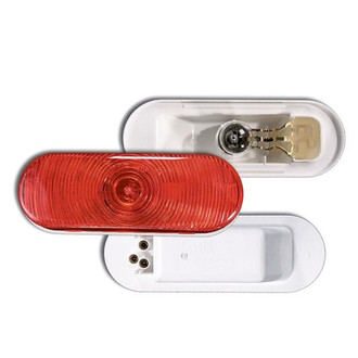 Grote® - Torsion Mount III™ Red Oval Grommet Mount Combination Tail Light