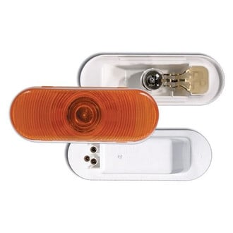 Grote® - Torsion Mount III™ Amber Oval Grommet Mount Combination Tail Light