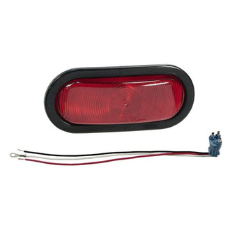 Grote® - Economy Economy Red Oval Grommet Mount Combination Tail Light Kit