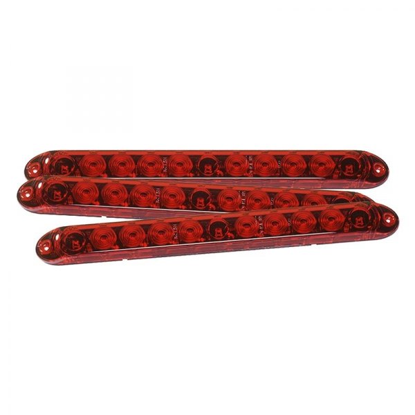 Grote® - 15" Chrome/Red LED 3rd Brake Light