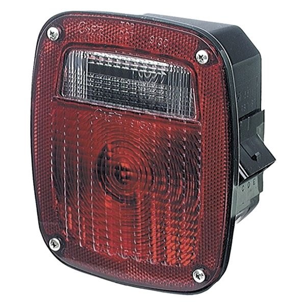 Grote® - Driver Side Metri-Pack Three-Stud Metri-Pack Bracket Mount Combination Tail Light with License Window