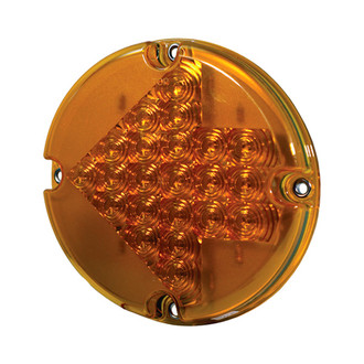 Grote® - Arrow 7" Round Black Amber LED Turn Signal Light