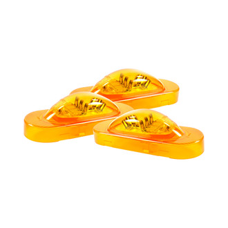 Grote® - SuperNova™ 6.5"x2.27" Oval Amber LED Side Marker Lights