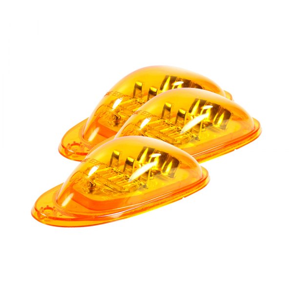 Grote® - SuperNova™ 5.42"x2.28" Oval Amber LED Side Marker Lights