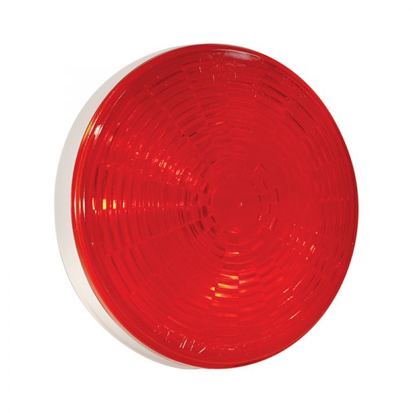 Grote® - SuperNova NextGen™ 4" Chrome/Red Oval Female Pin LED Tail Light