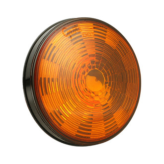 Grote® - SuperNova NexGen™ 4" Round Black Amber LED Turn Signal Light