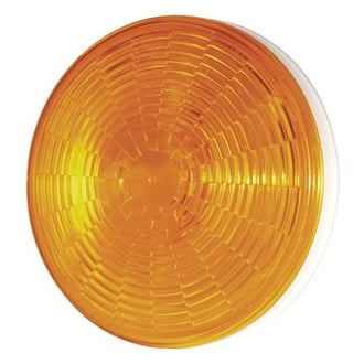 Grote® - SuperNova NexGen™ 4" Yellow Round Grommet Mount LED Combination Tail Light