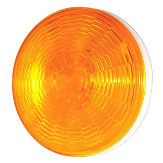 Grote® - SuperNova™ 4" Yellow Round Bracket Mount LED Turn Signal Light