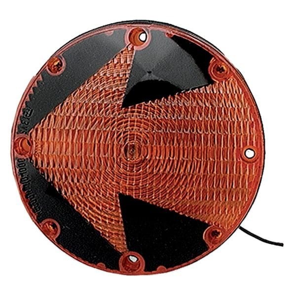 Grote® - 7" Single Face Round Screw Mount Combination Tail Light with Arrow Lens