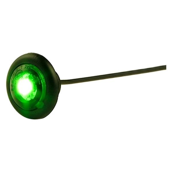 Grote® - MicroNova™ 1" Green Grommet Mount LED Clearance Marker Light