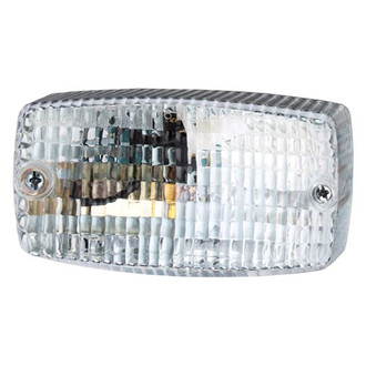 Grote® - Rectangular Chrome Surface Mount Dual System Backup Light