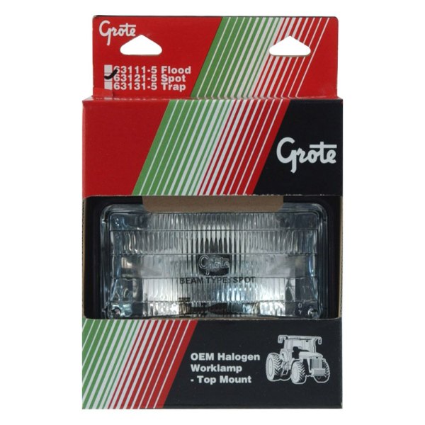 Grote® - Composite Top Mount 5"x3" Spot Beam Light Retail Pack